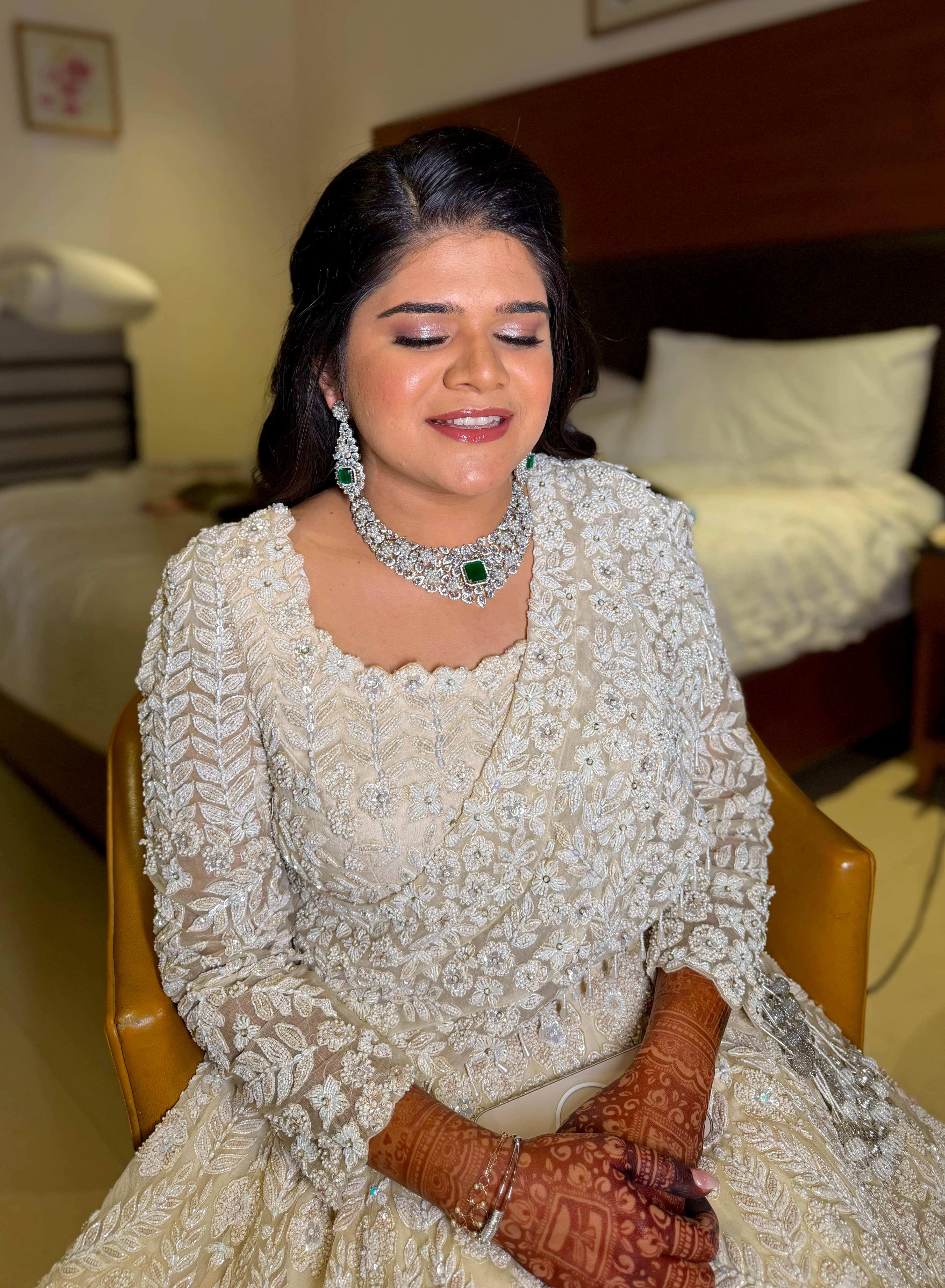 Sangeet sparkle look 1